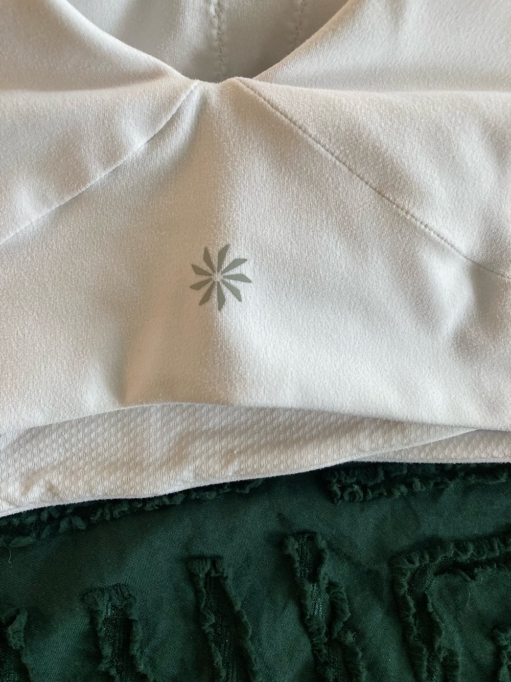 Athleta Cream Twist-Detail Crop Top - Picture 7 of 7